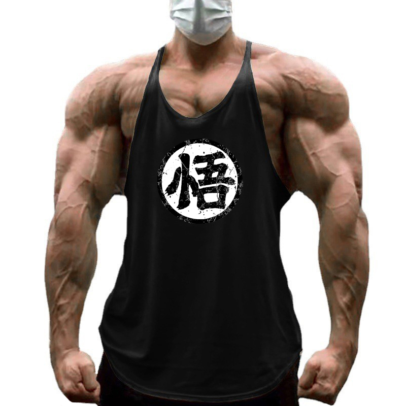 Tank Top Muscle - Siłownia Fitness kulturystyka szelki T-Shirt męski