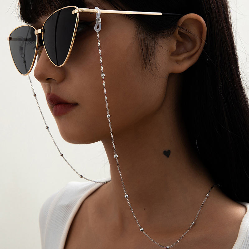 Sunglass Retainer Cord - Modny metalowy, wielofunkcyjny łańcuszek do okularów