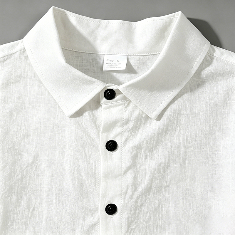 Męski lniany dwuczęściowy zest – Short Linen Drawstring recenzja i cena
