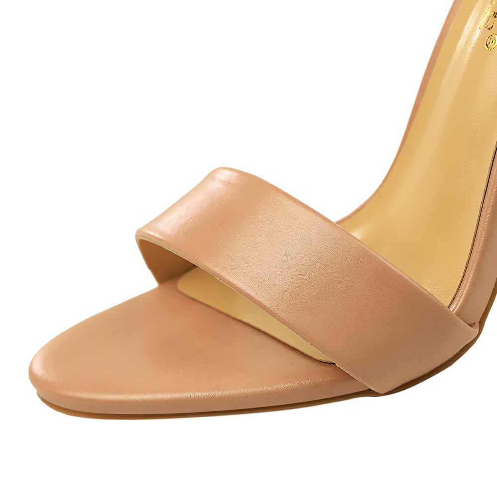 Damskie czarno-białe, minimali – Casual Sandal Leather recenzja i cena