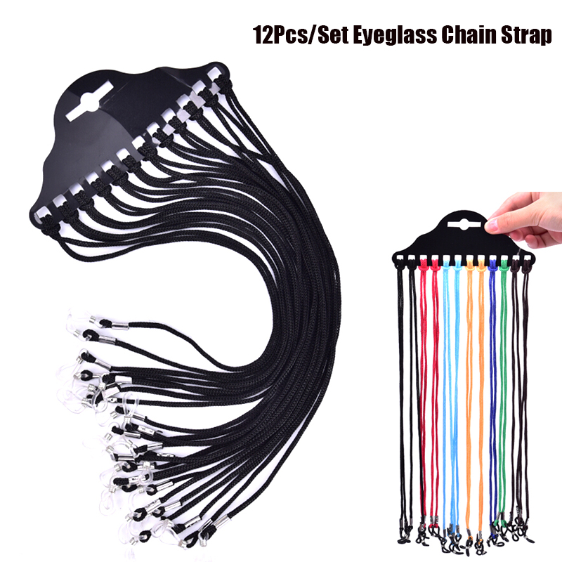 12 sztuk/zestaw Wielokolorowe  – Sunglass Retainer Cord recenzja i cena