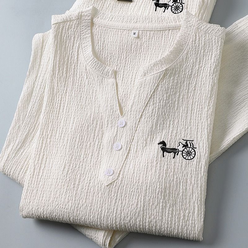 Nowy Letni Modny Zestaw z Lnia – Short Linen Drawstring recenzja i cena